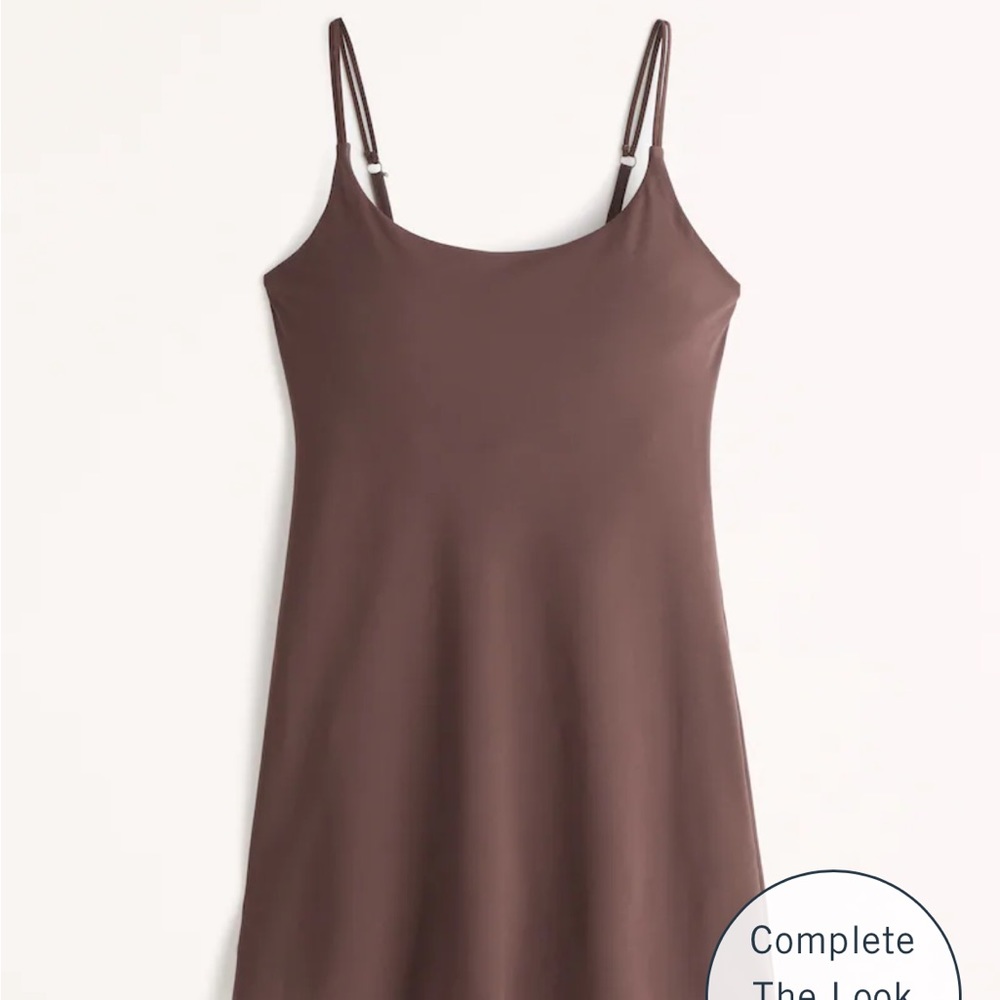 Abercrombie traveler dress in dark brown